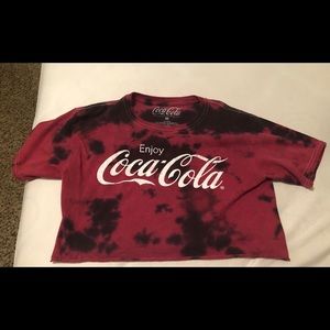 Coca-cola crop top